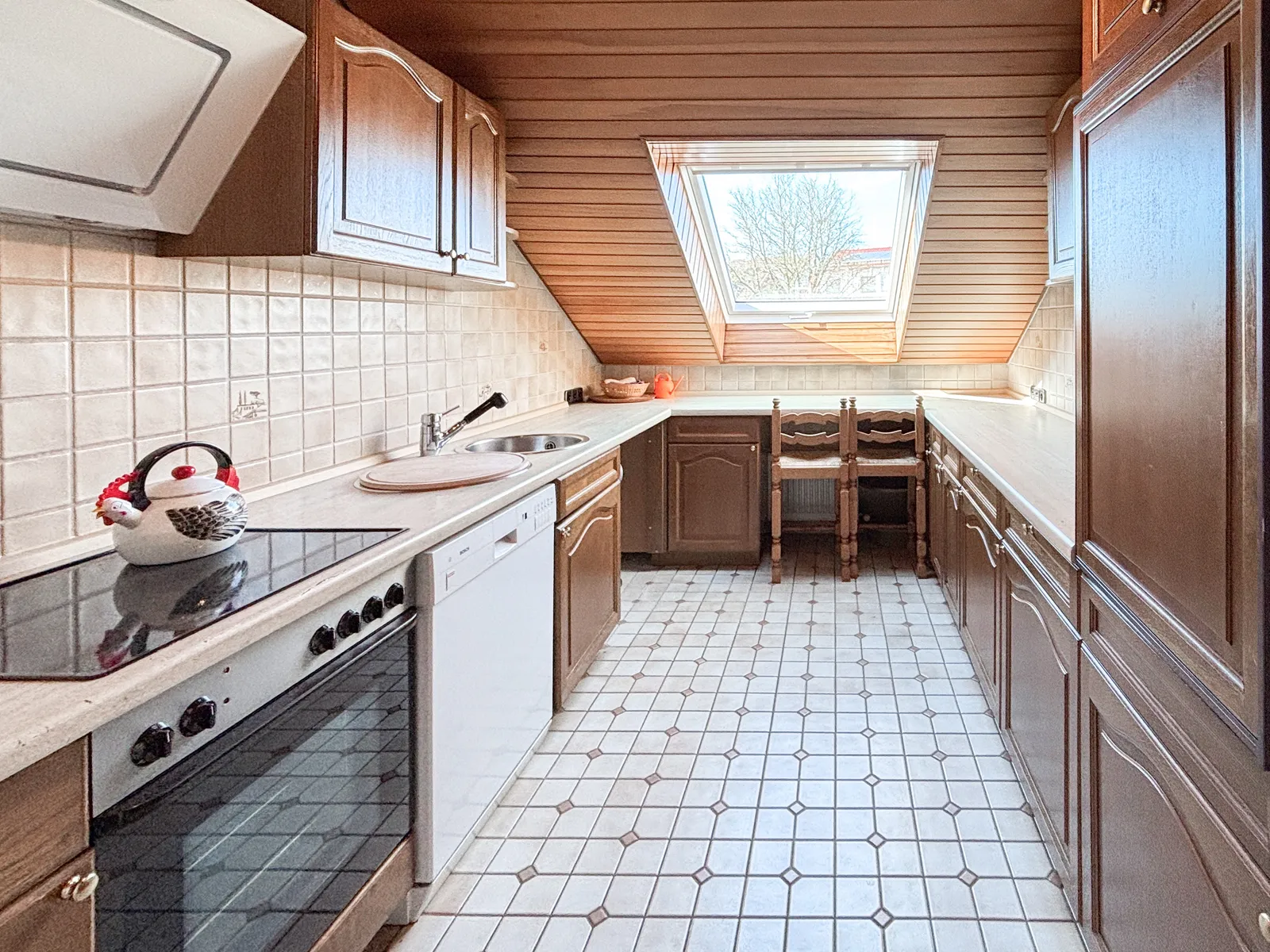 Kochen Dachgeschosswohnung