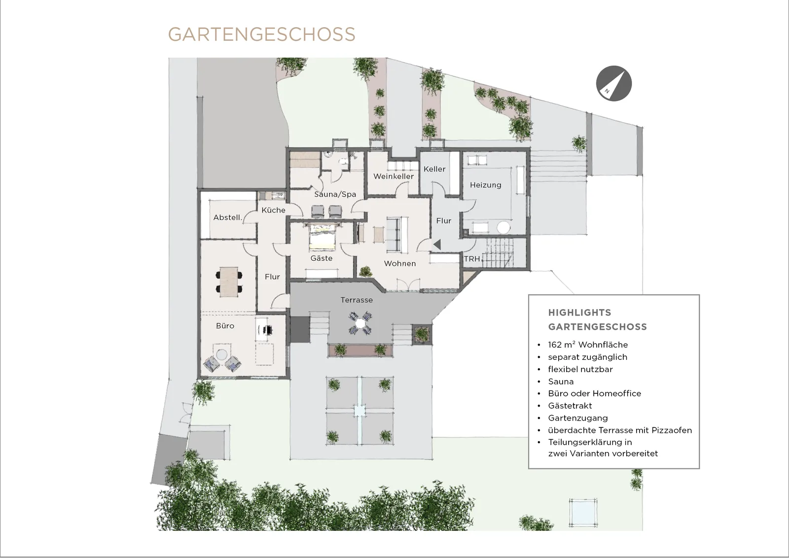 Gartengeschoss