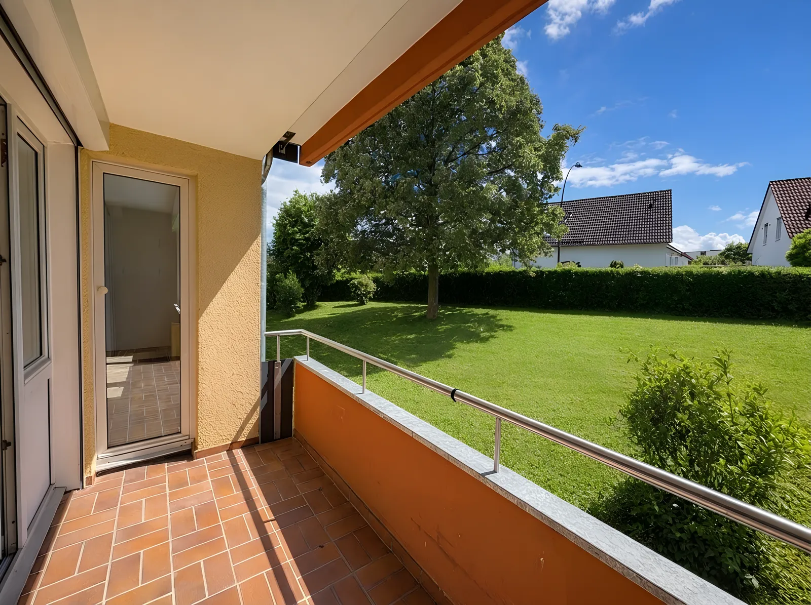 Balkon und Garten